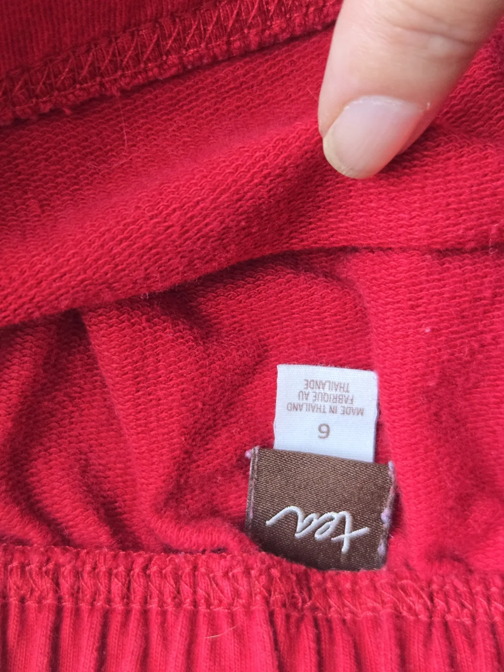 Tea Collection Red Pocket Skirt for Girls